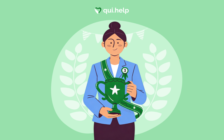 qui.help у ТОП-10 сервісів для пошуку психолога за версією Ukrainian Business Award - ілюстрація